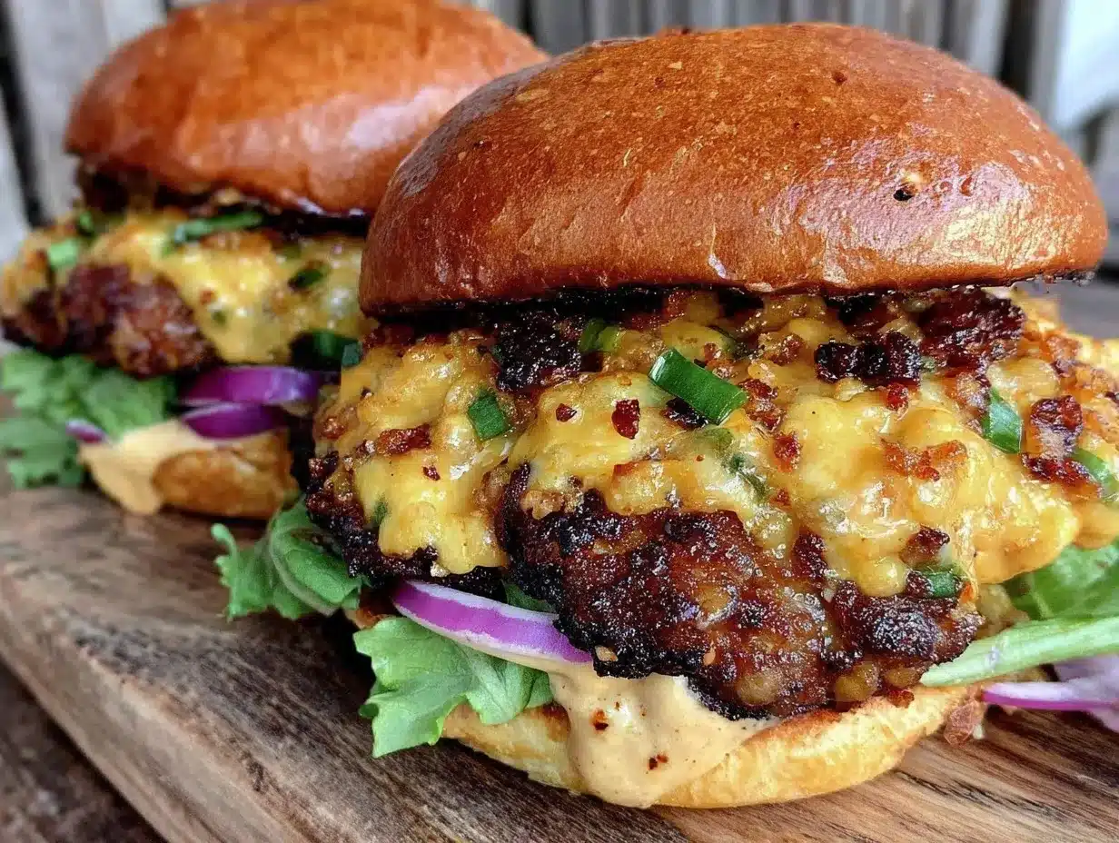 crispy garlic butter smash burgers preparation steps