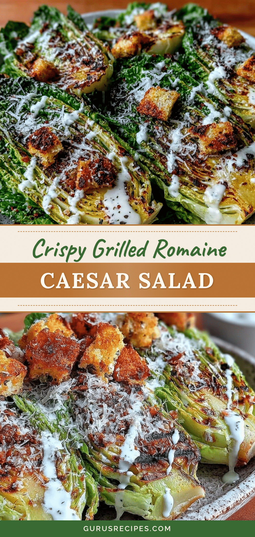 crispy grilled romaine caesar salad recipe