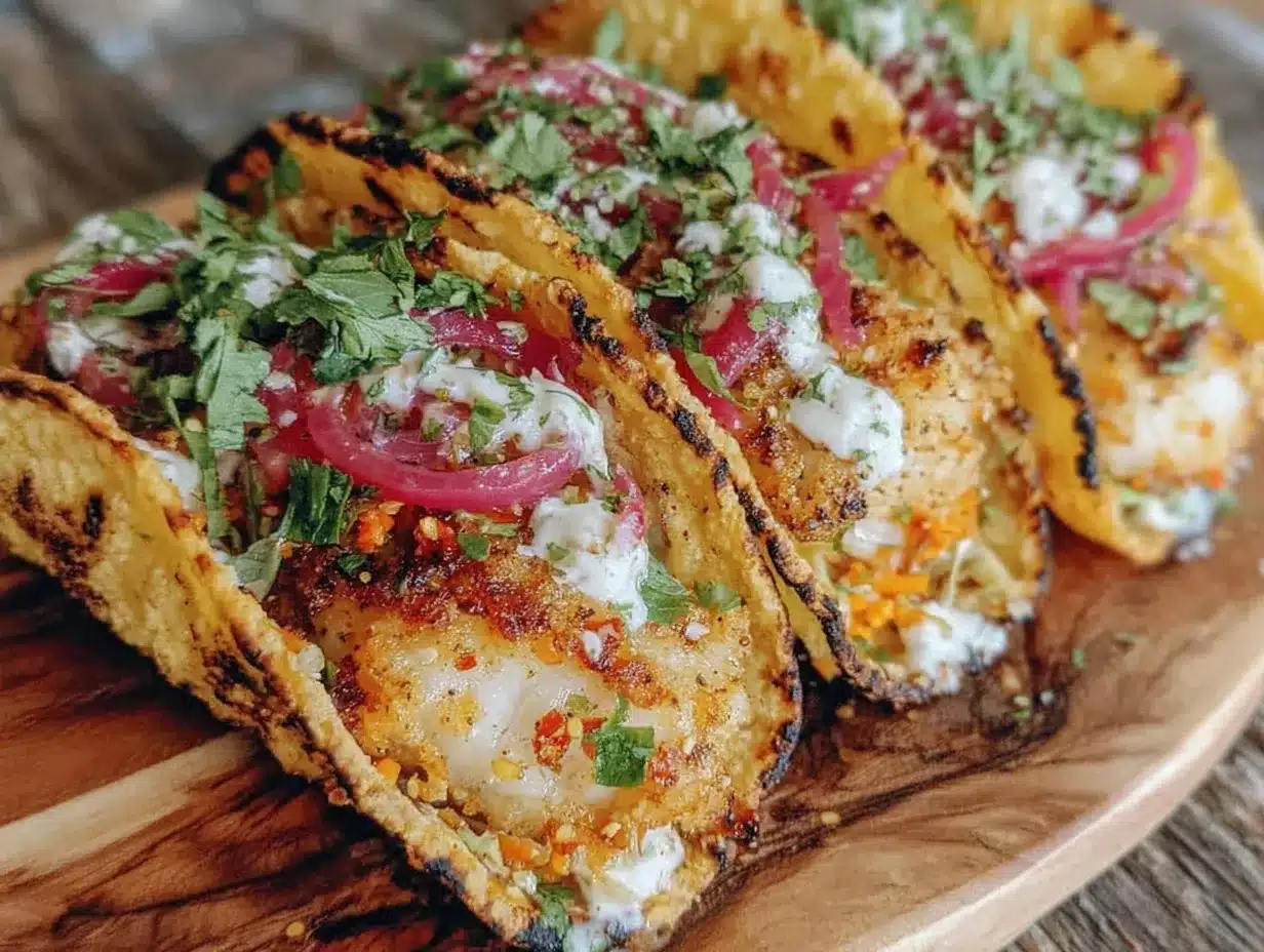 crispy sheet pan baja fish tacos preparation steps