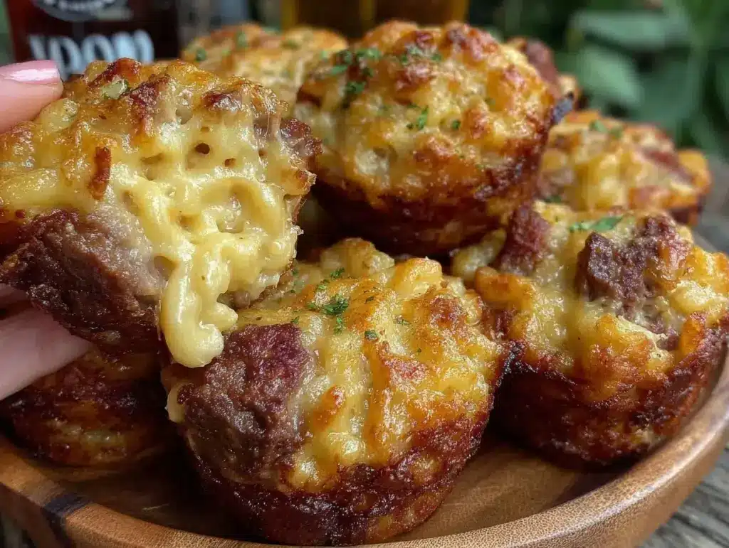 crispy smoked brisket mac and cheese bites - featured image