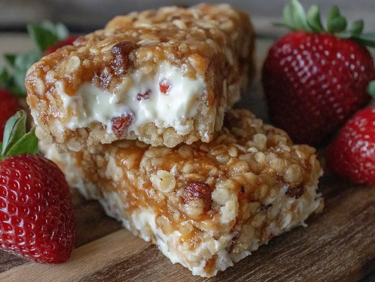 crispy strawberry crunch ice cream bars preparation steps