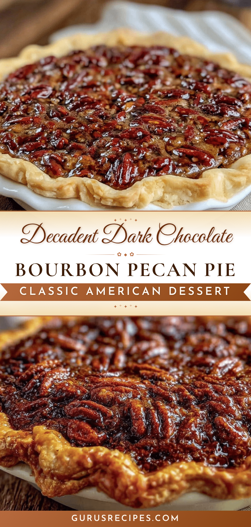 dark chocolate bourbon pecan pie recipe