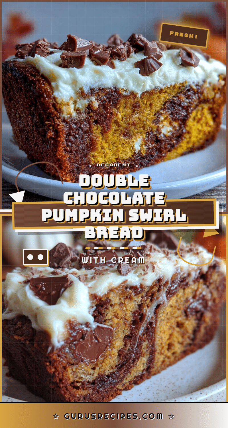 double chocolate pumpkin swirl bread recipe