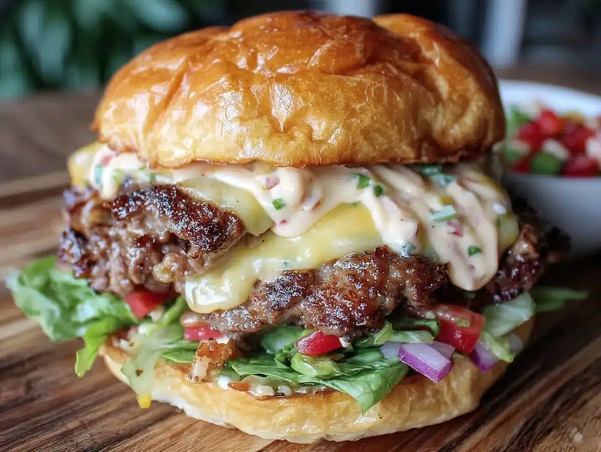 double smash burger recipe preparation steps