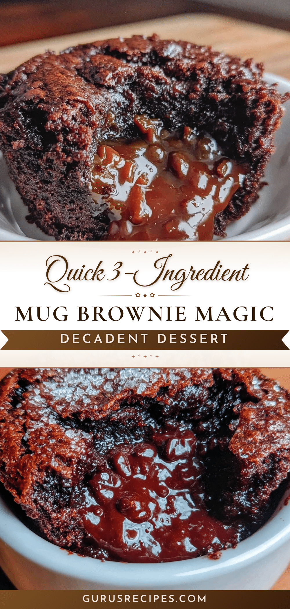 easy 3-ingredient mug brownie recipe