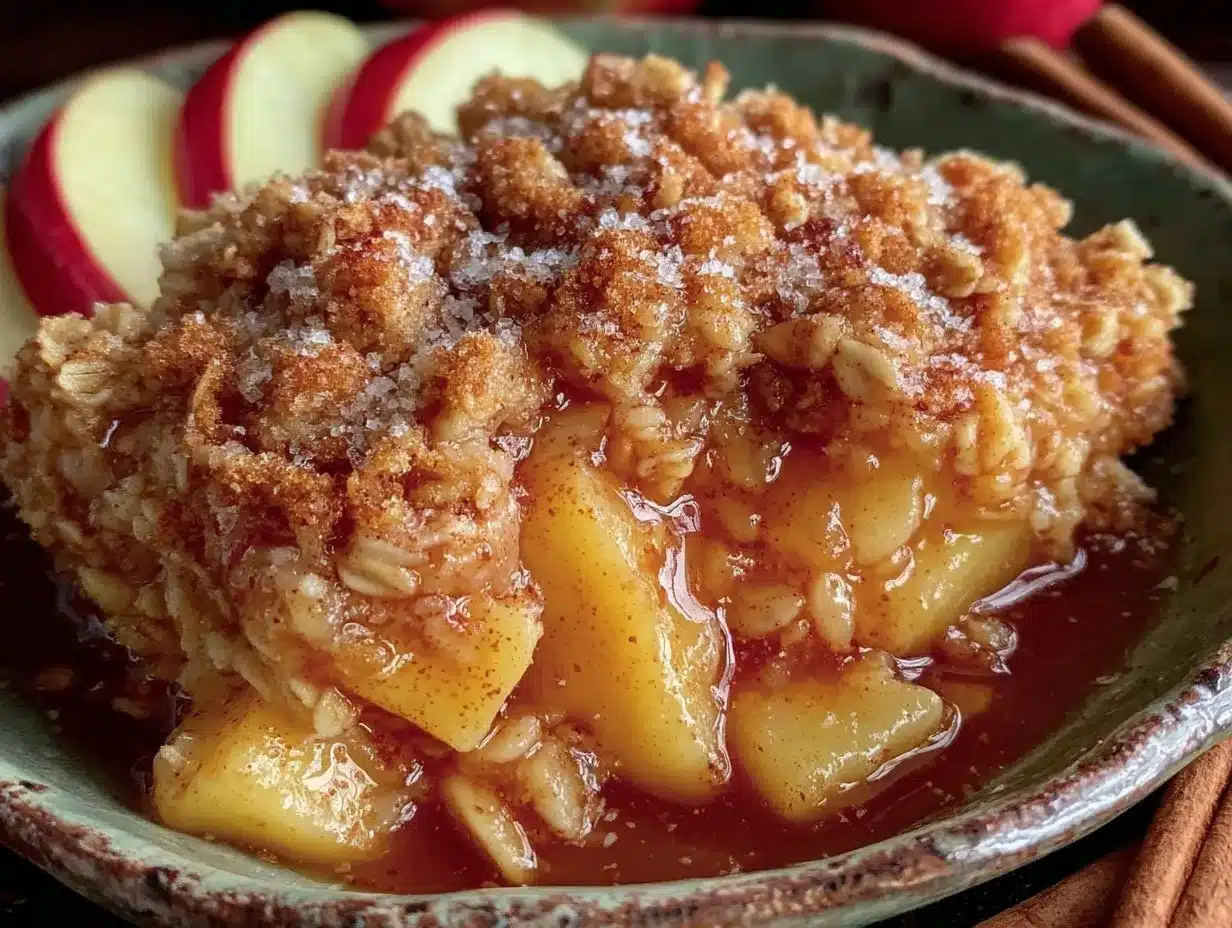 easy crockpot apple crisp preparation steps