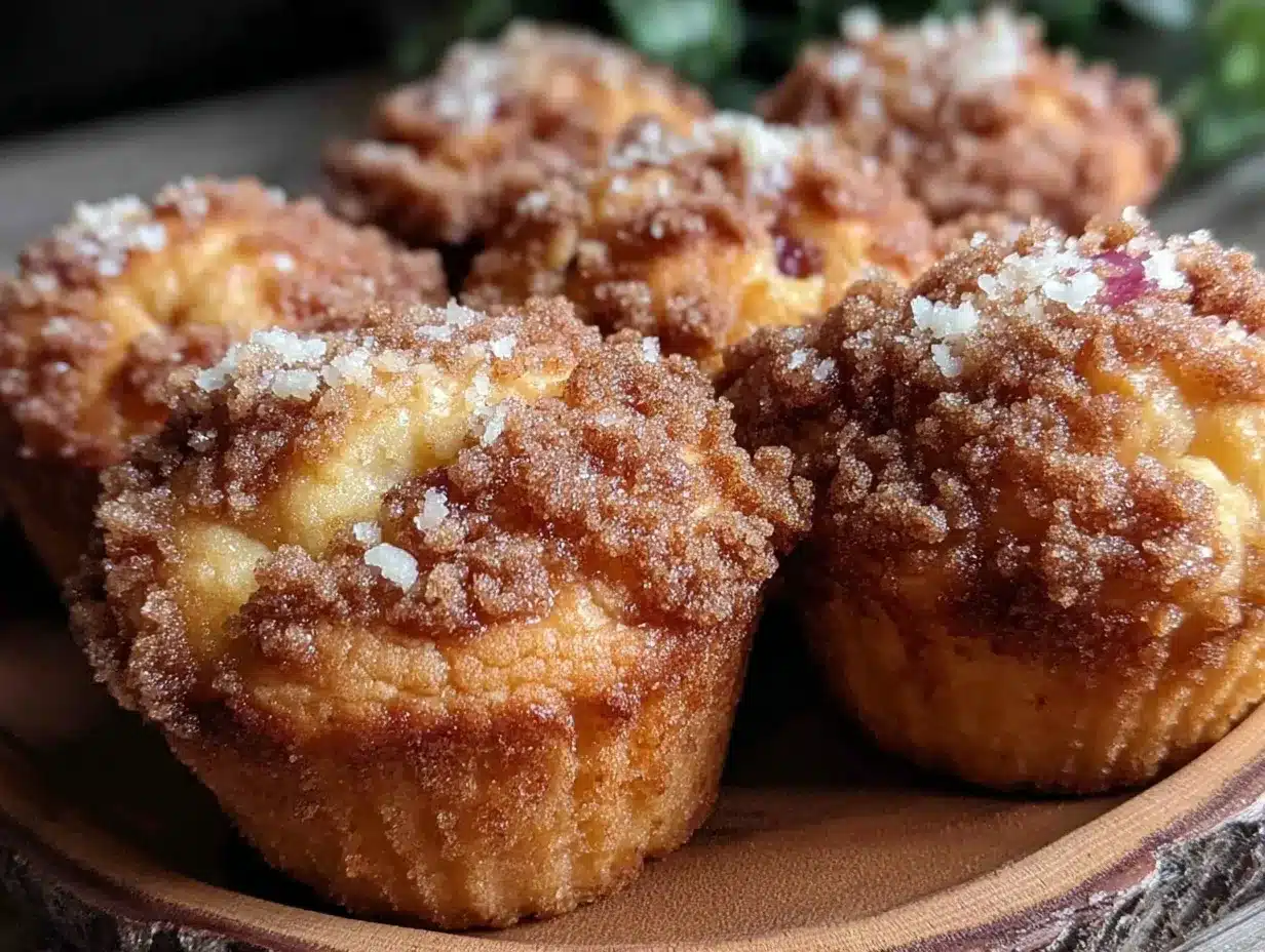 easy peach cobbler muffins preparation steps
