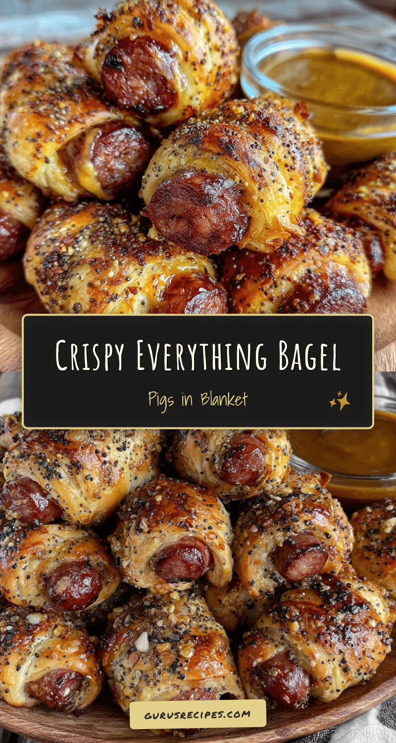 everything bagel pigs in a blanket recipe