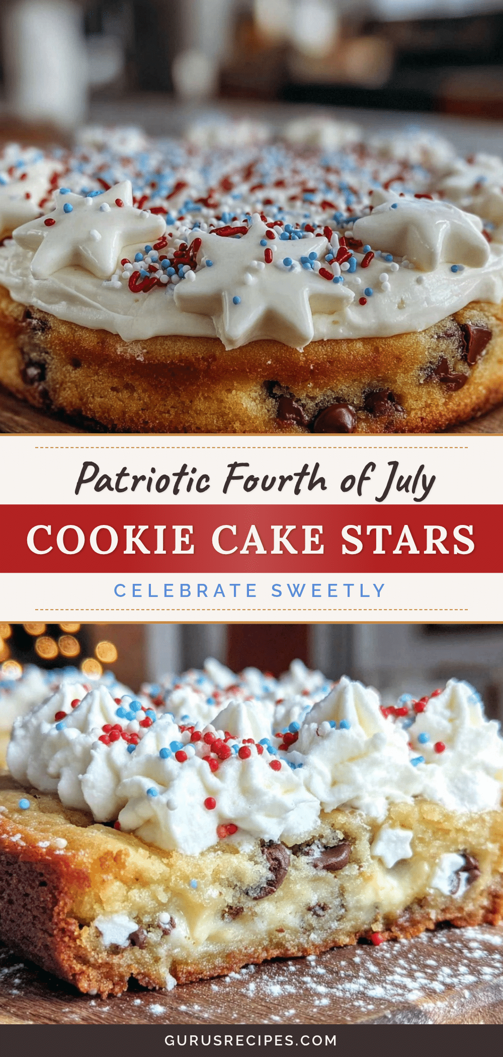fourth of july cookie cake recipe