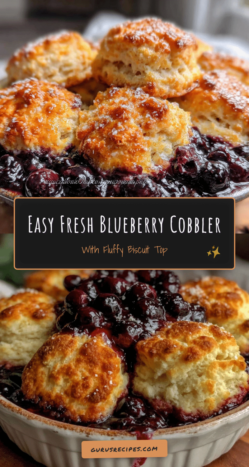 fresh blueberry cobbler recipe