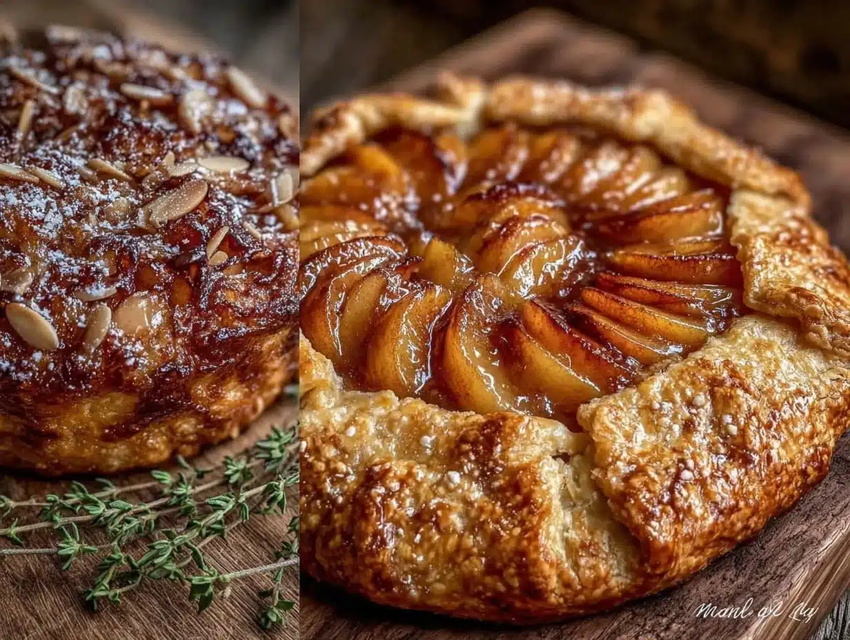 fresh peach galette preparation steps
