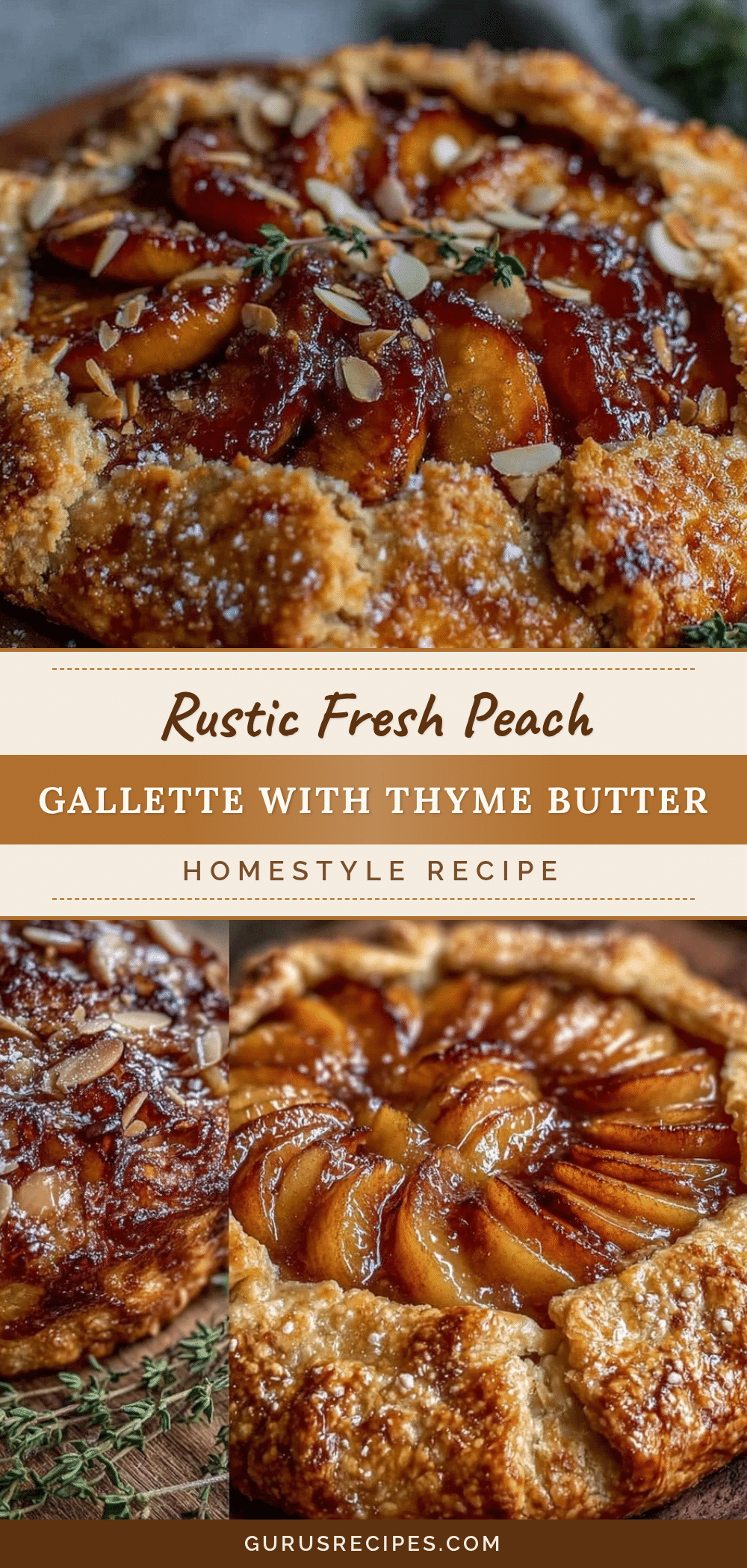 fresh peach galette recipe