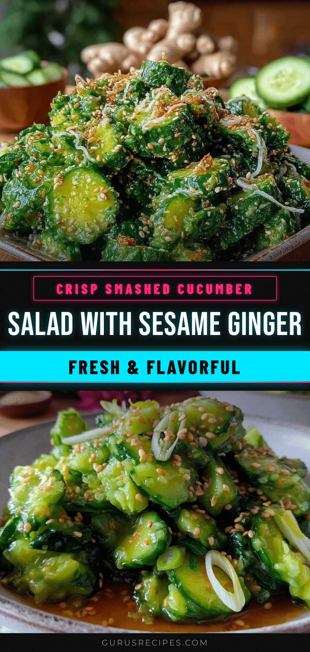 fresh smashed cucumber salad recipe