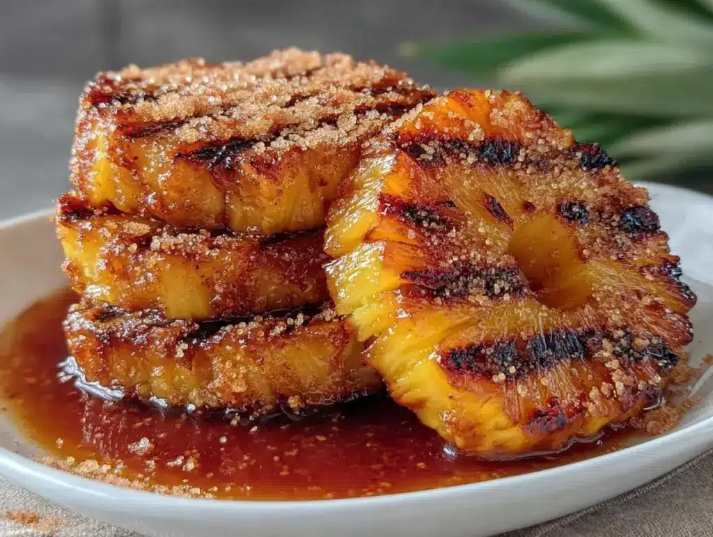 grilled pineapple recipe - featured image
