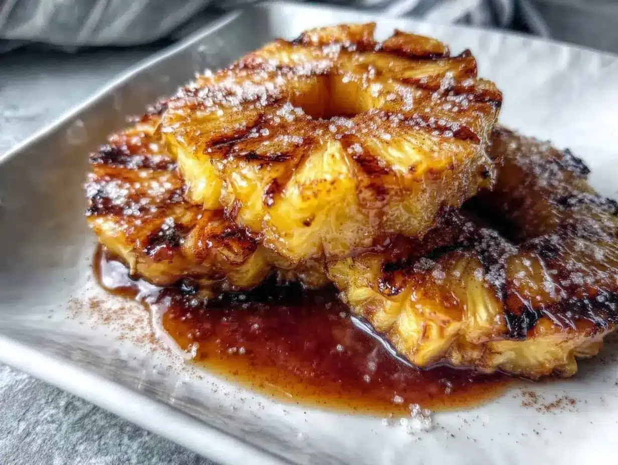 grilled pineapple recipe preparation steps