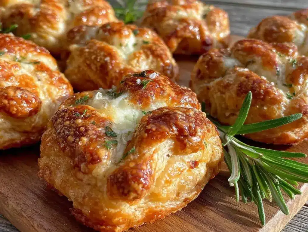 Ham and Brie Puff Pastry Bites - featured image