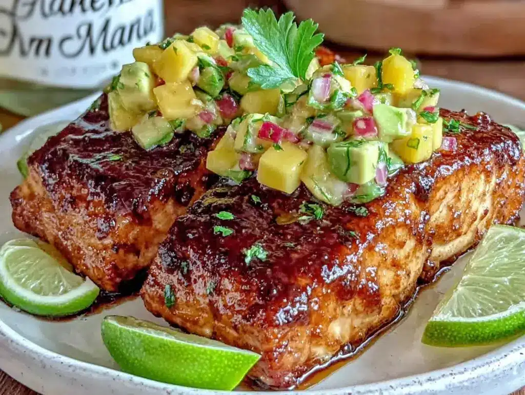 honey-glazed salmon recipe - featured image