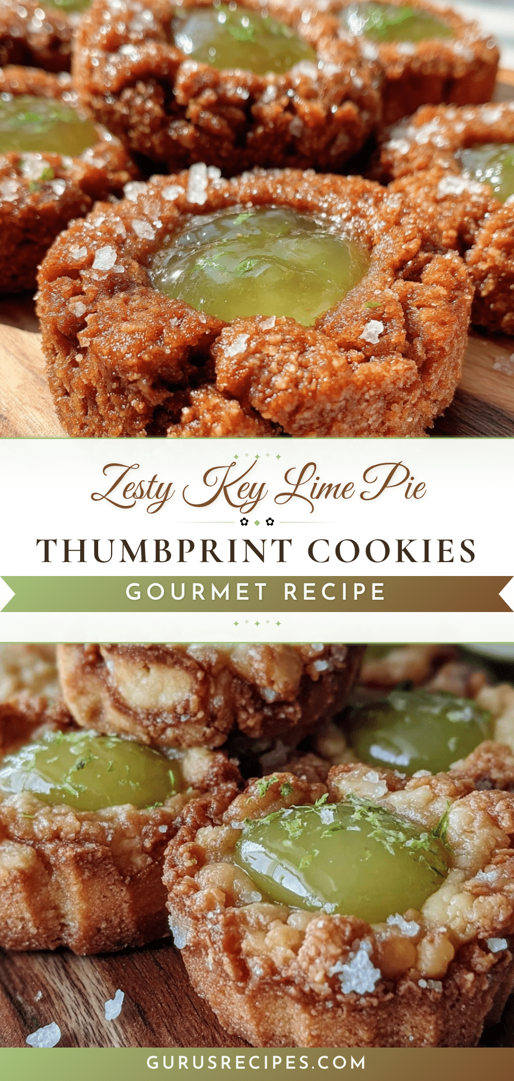 key lime pie thumbprint cookies recipe