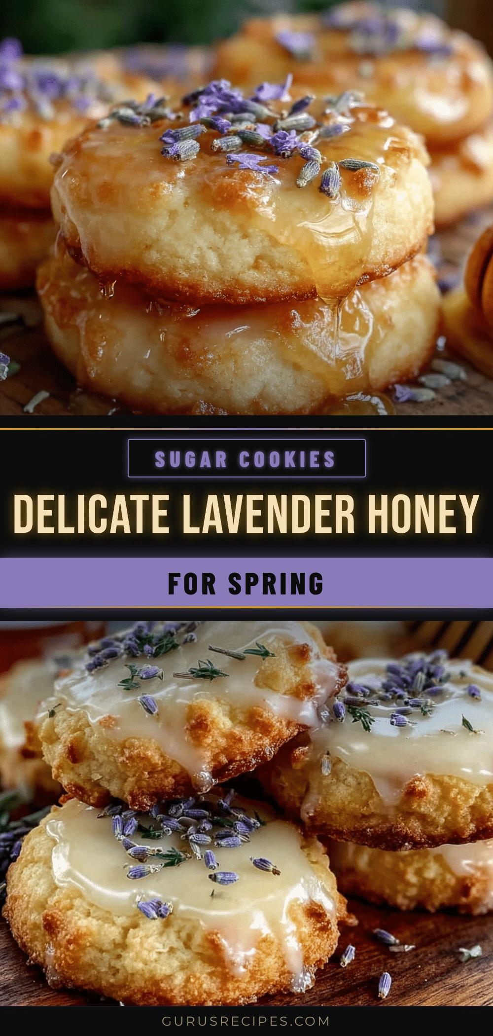 lavender honey sugar cookies recipe