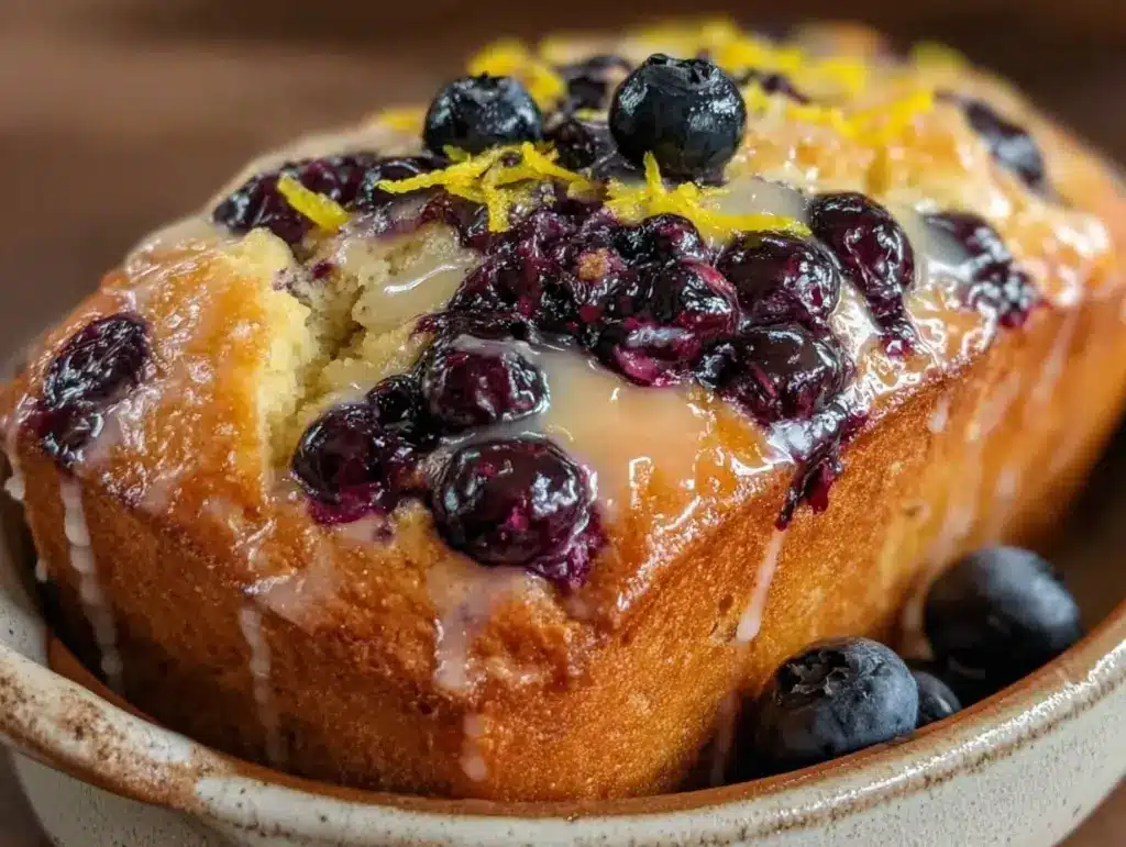 lemon blueberry loaf - featured image
