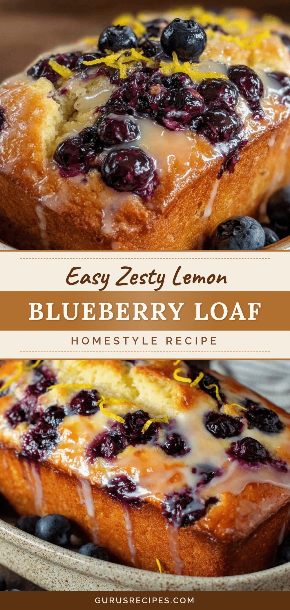 lemon blueberry loaf recipe