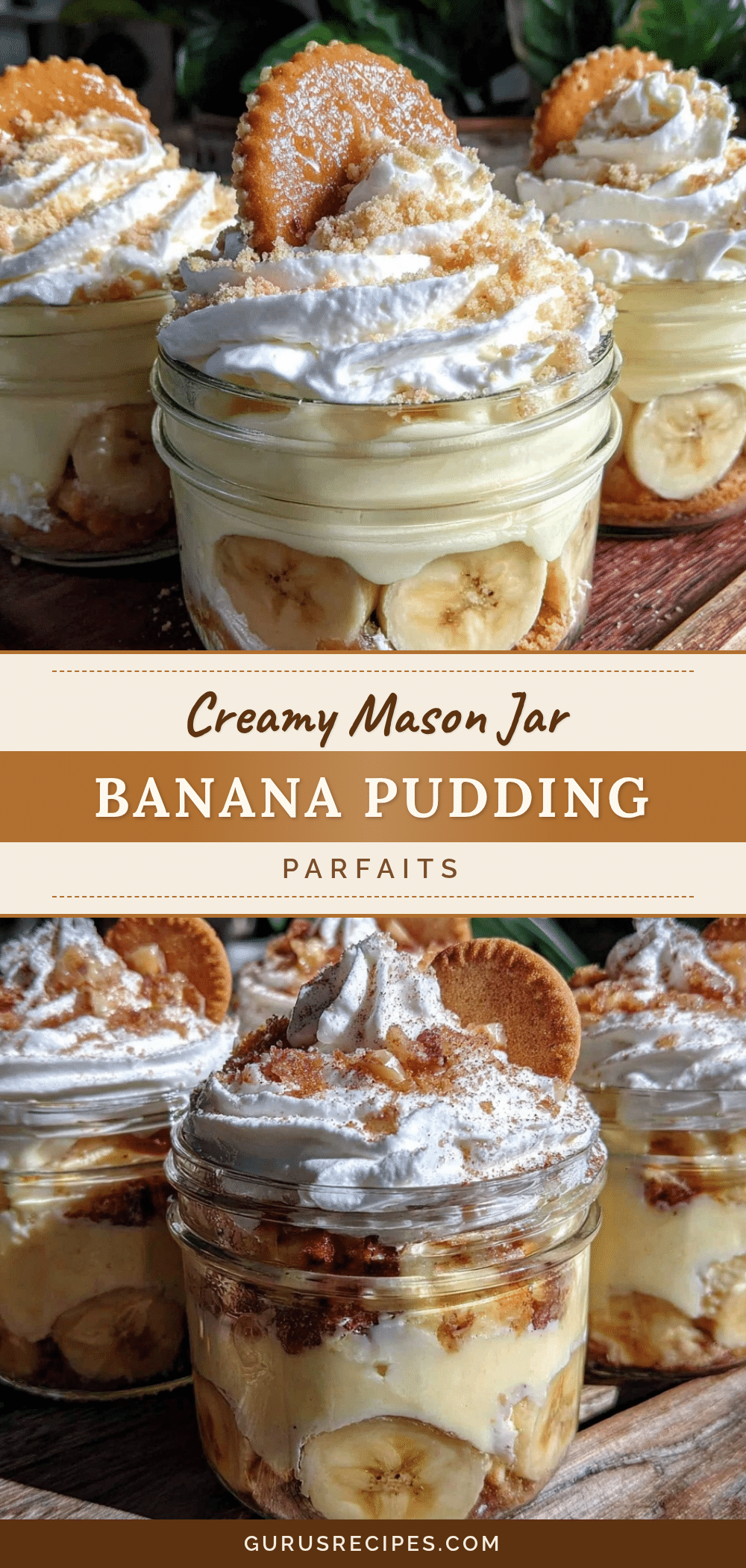 mason jar banana pudding parfaits recipe