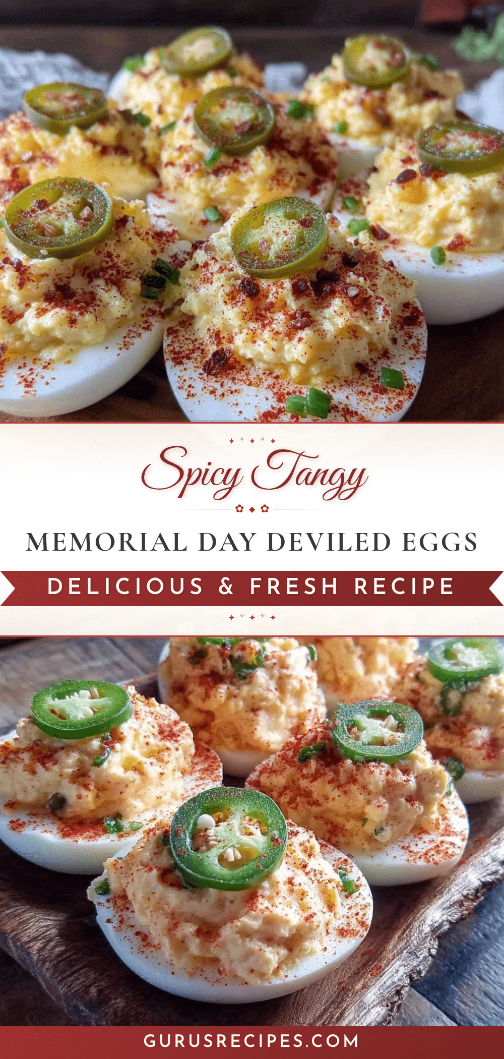 Memorial Day deviled eggs recipe