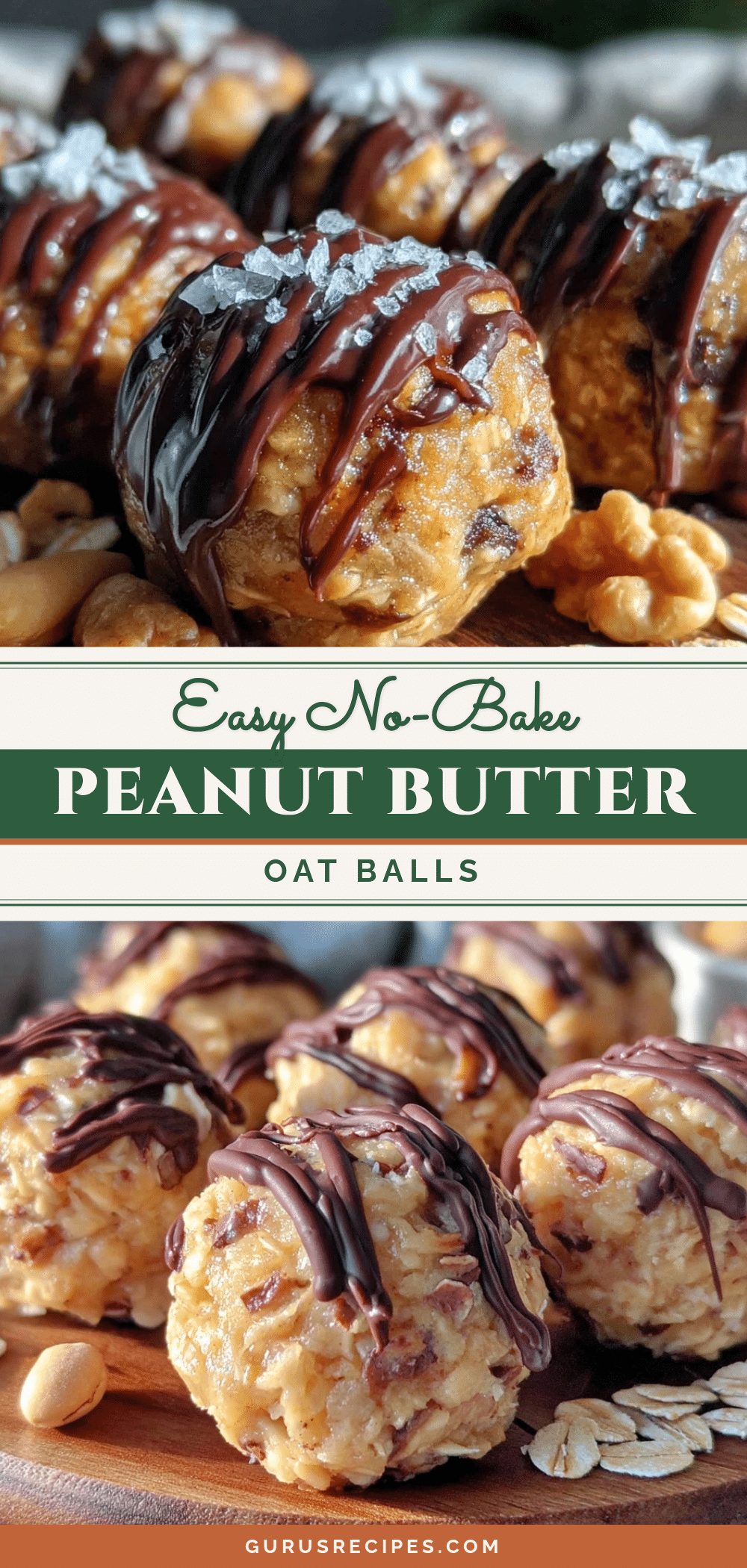 no-bake peanut butter oat balls recipe