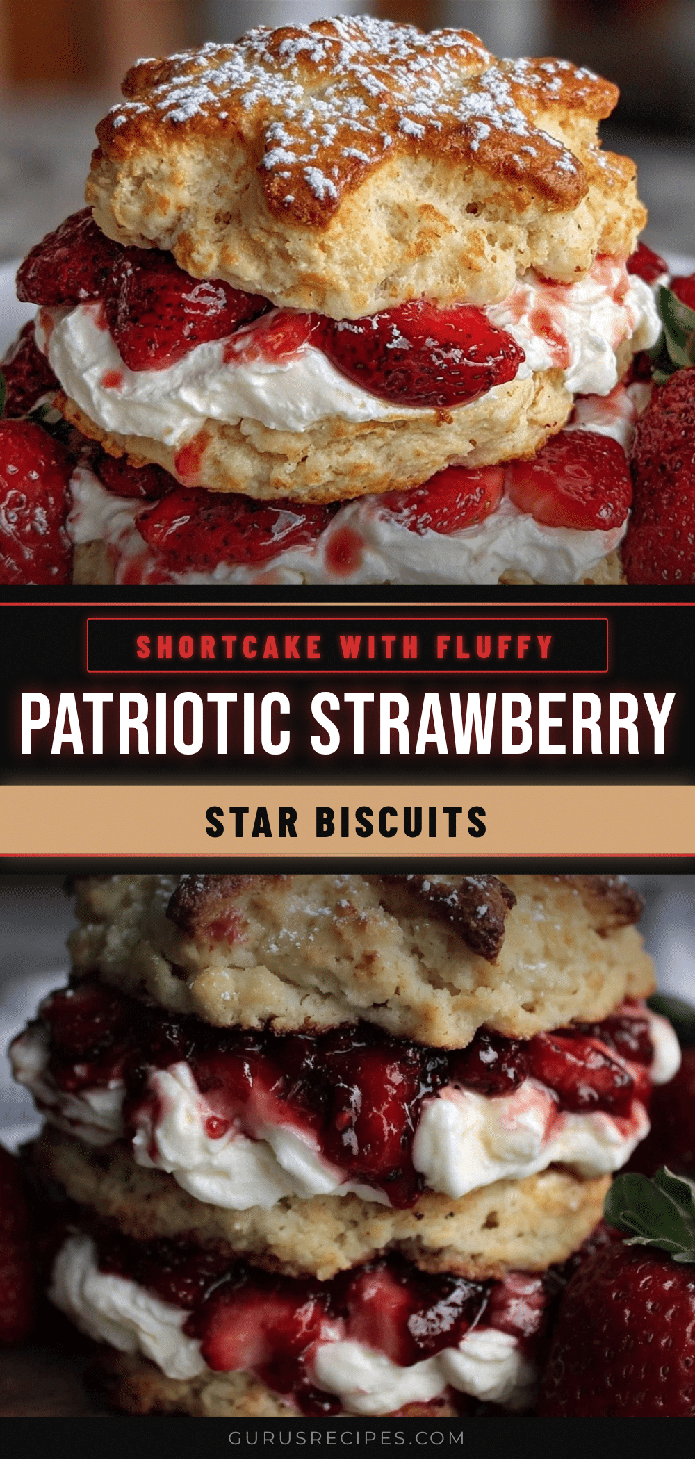 patriotic strawberry shortcake recipe