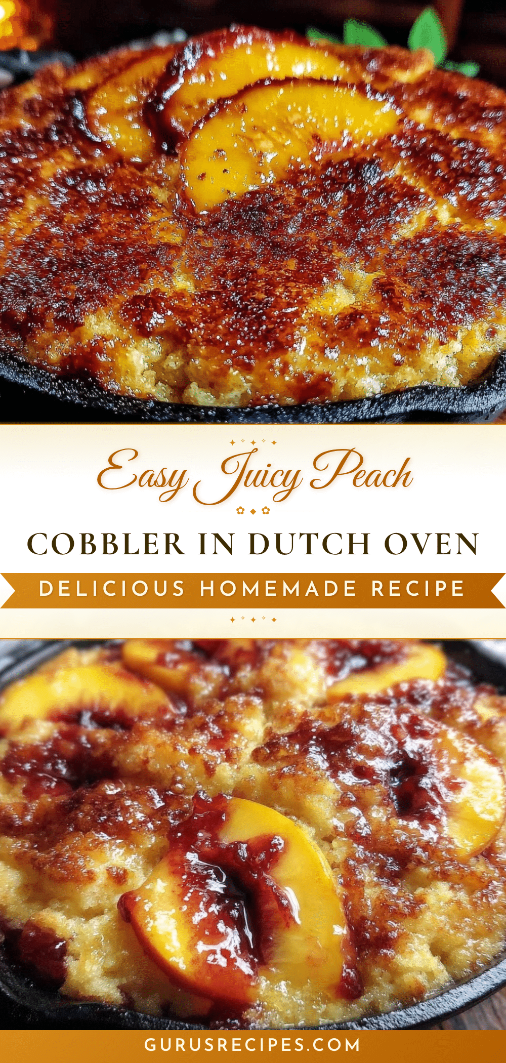 peach cobbler cast iron dutch oven recipe