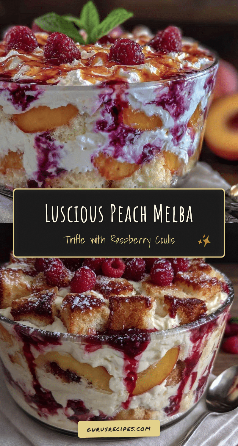 peach melba trifle recipe
