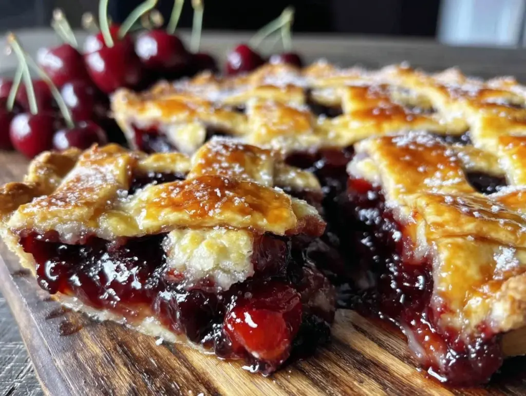 perfect sour cherry pie - featured image