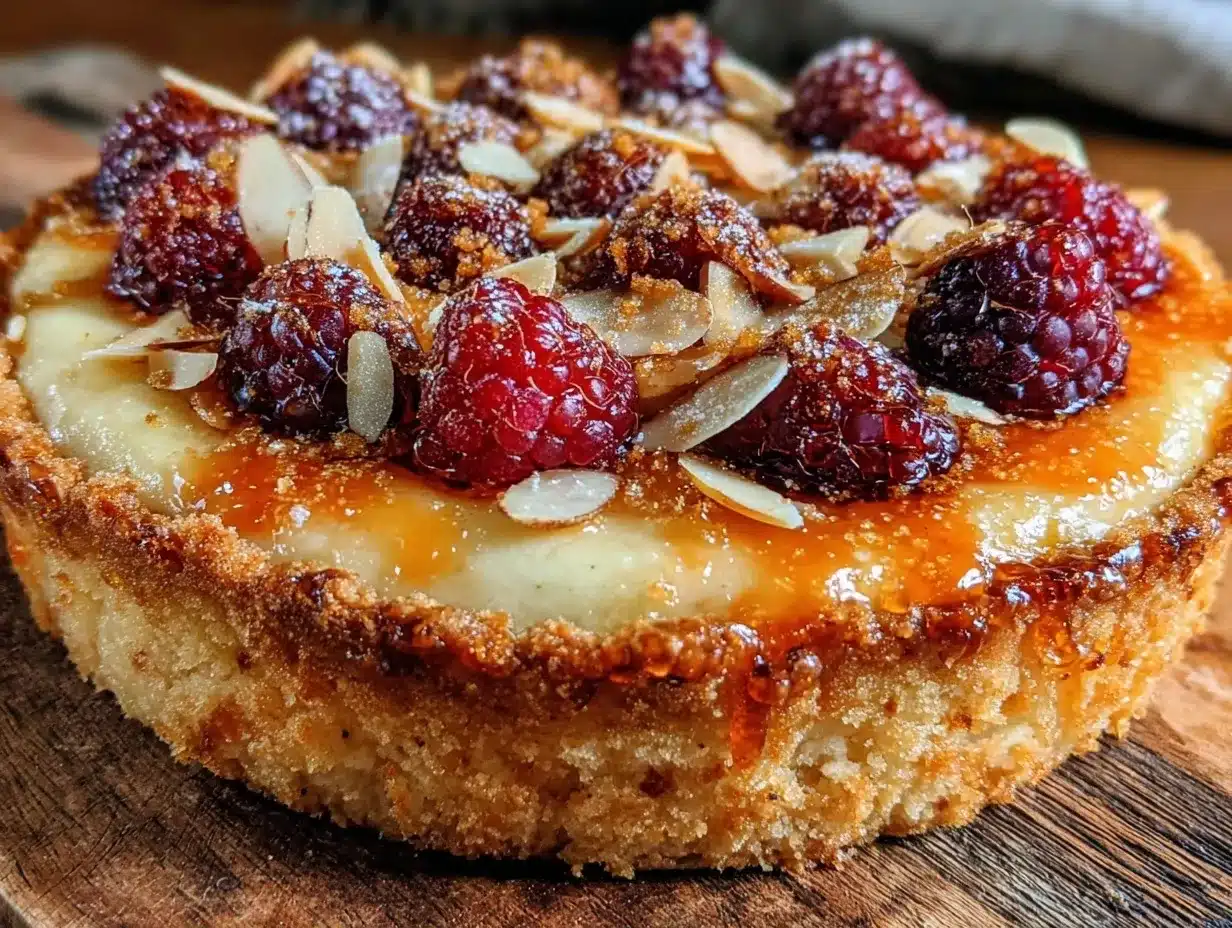 raspberry almond frangipane tart recipe preparation steps