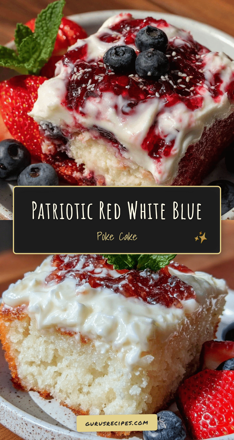red white and blue poke cake recipe