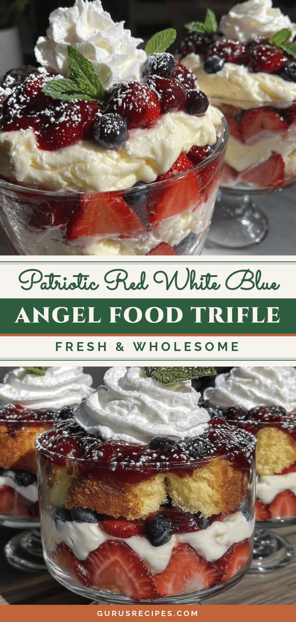 red white and blue trifle recipe