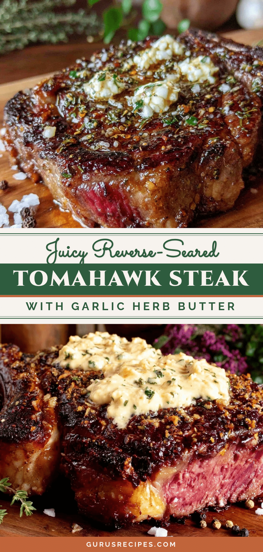 reverse-seared tomahawk steak recipe