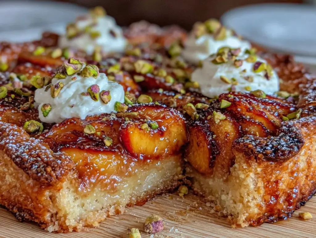 roasted nectarine crostata - featured image