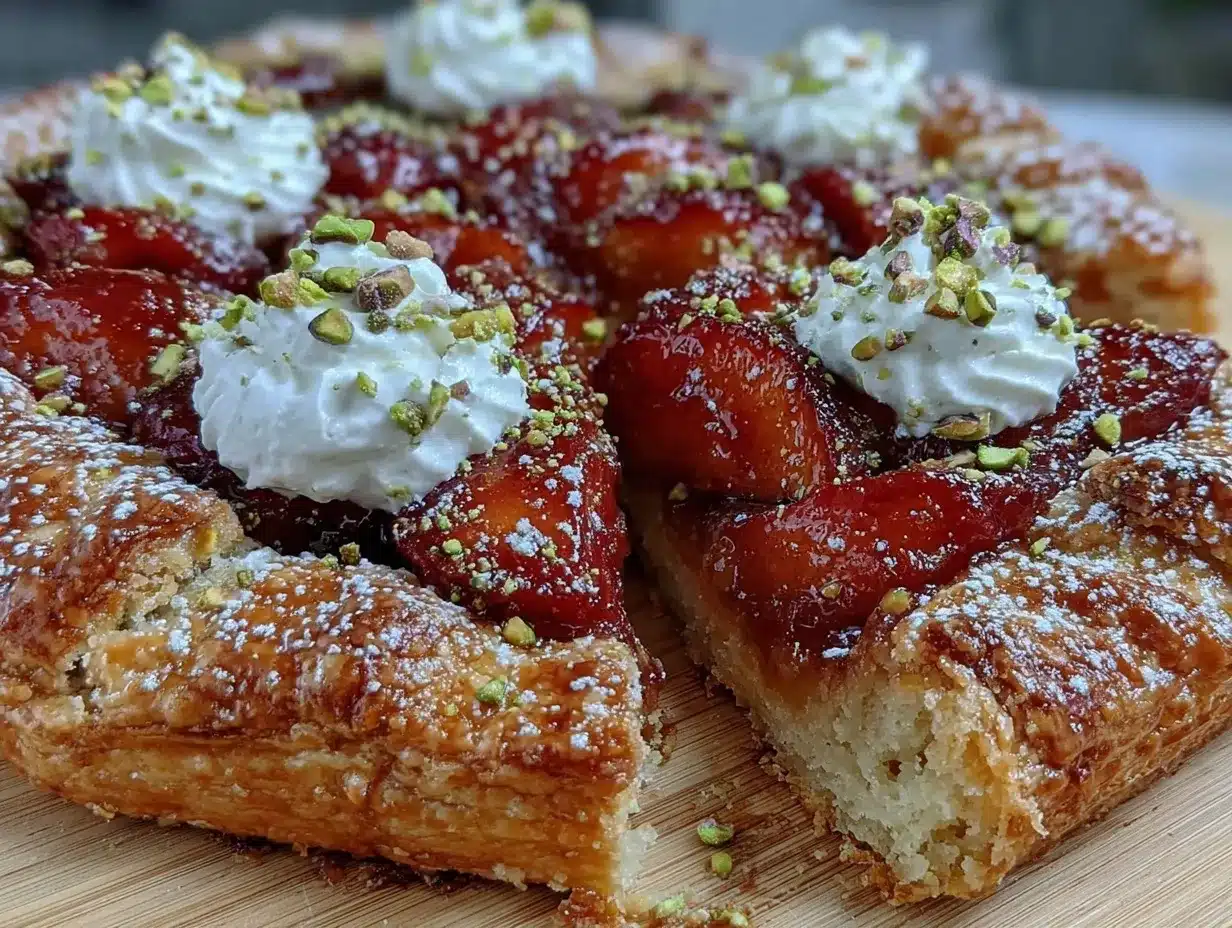 roasted nectarine crostata preparation steps