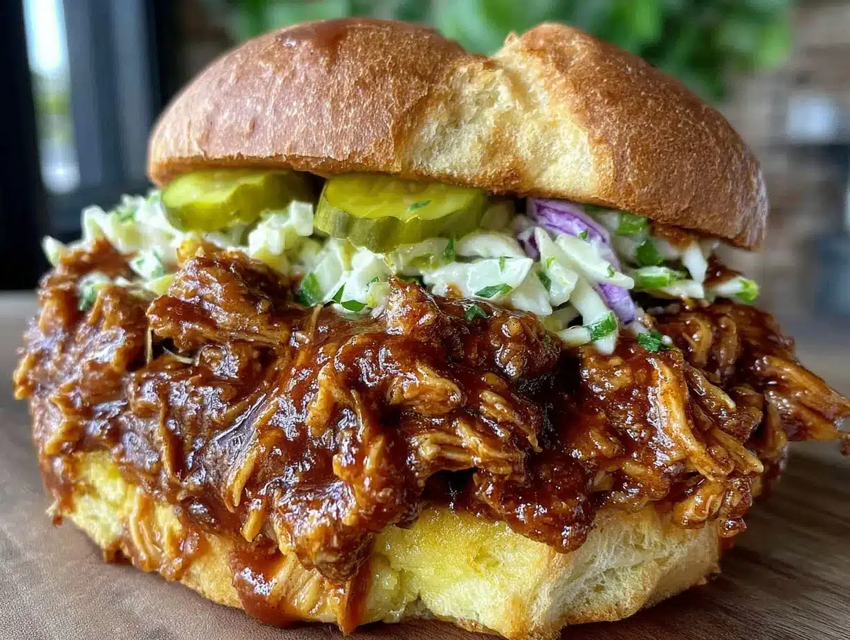 slow cooker bbq pulled chicken preparation steps