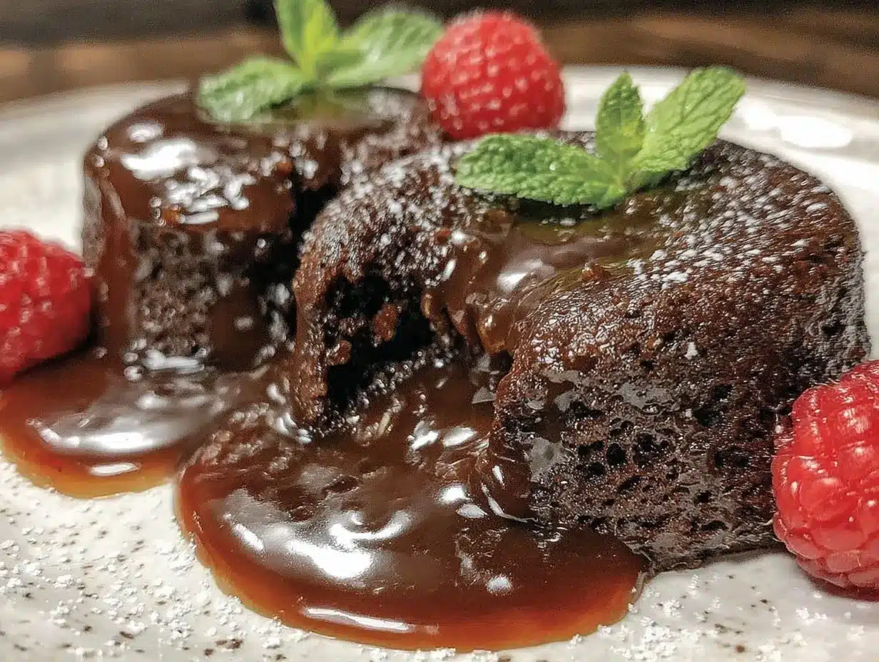 small batch chocolate lava cakes preparation steps