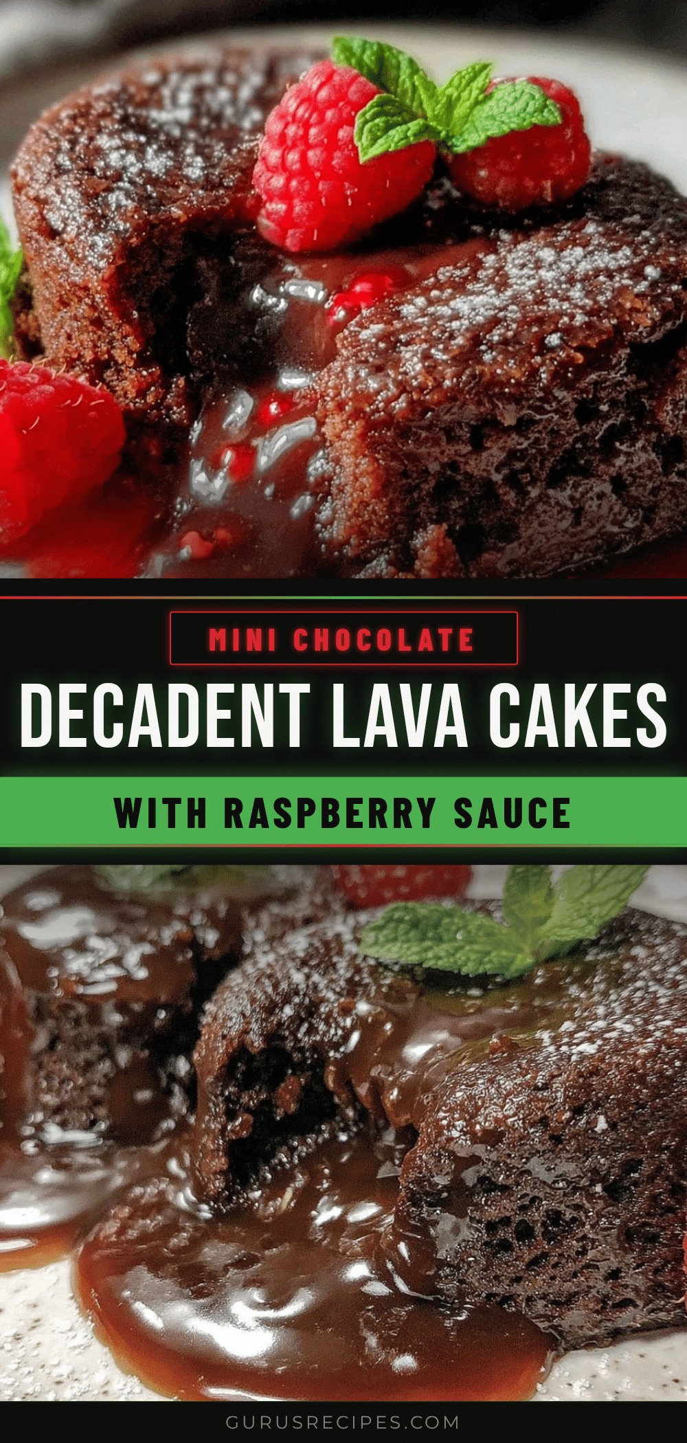 small batch chocolate lava cakes recipe