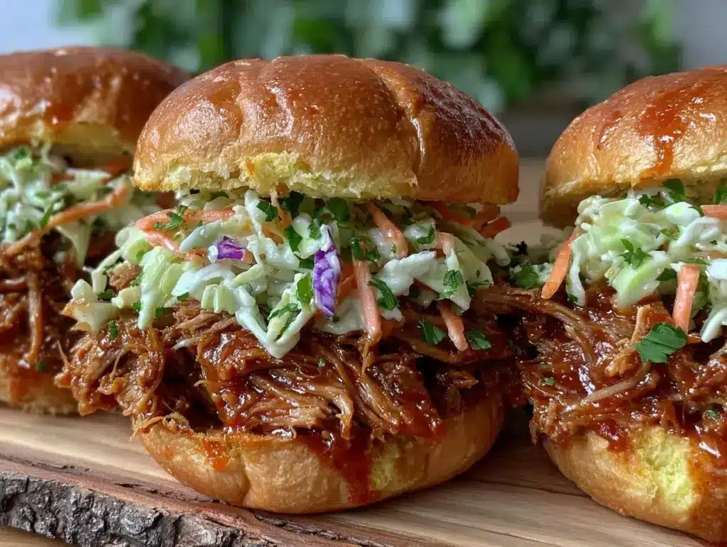 smoked pulled pork sliders - featured image