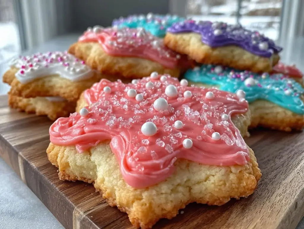 star-shaped sugar cookies - featured image