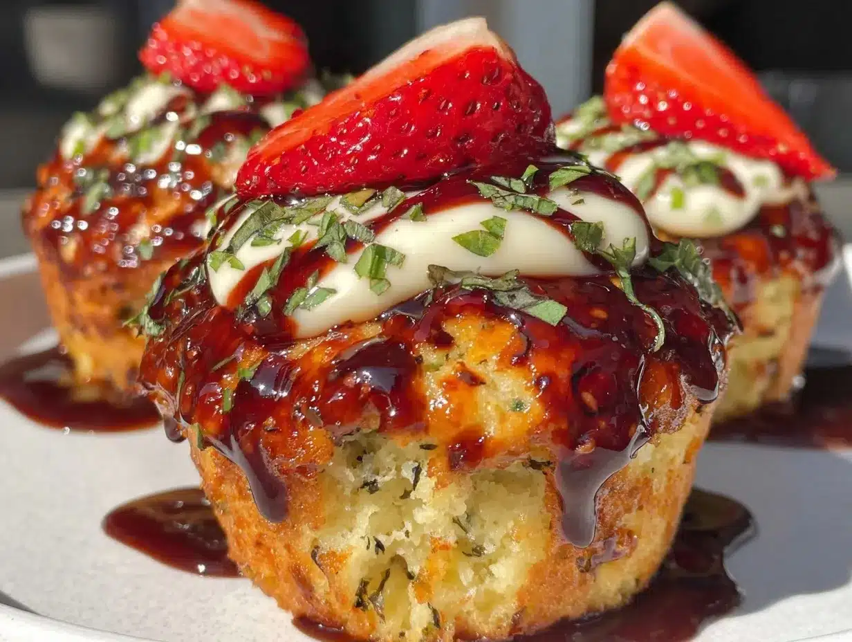 strawberry basil cupcakes preparation steps