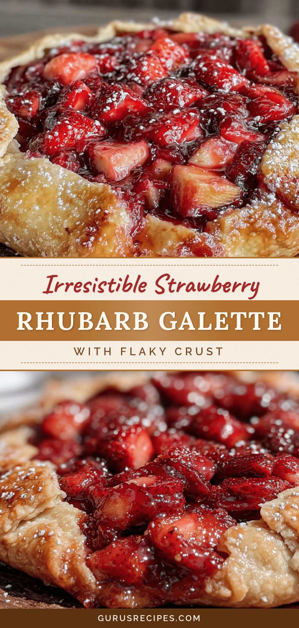 strawberry rhubarb galette recipe