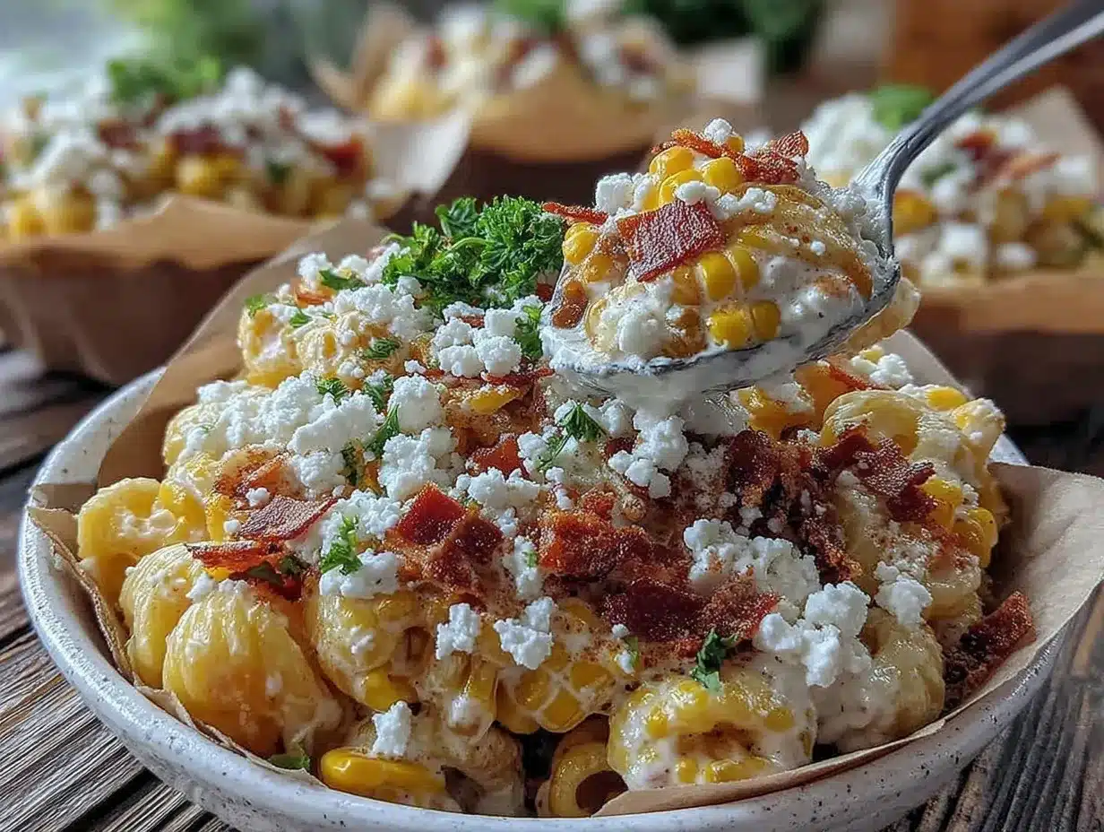 street corn pasta salad preparation steps