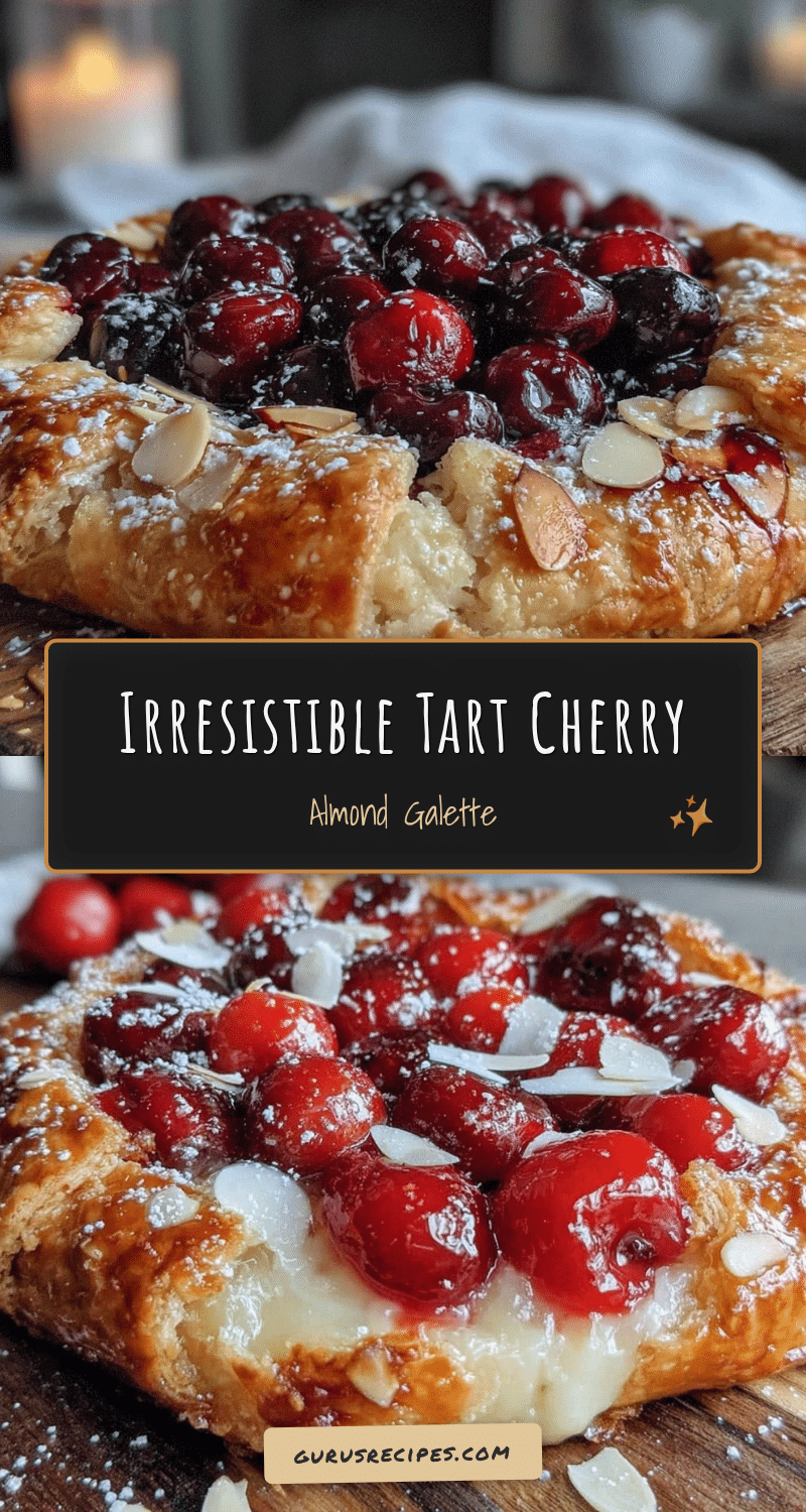 tart cherry galette recipe