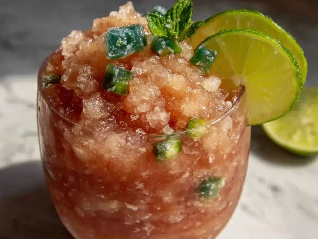 watermelon coconut slushie - featured image