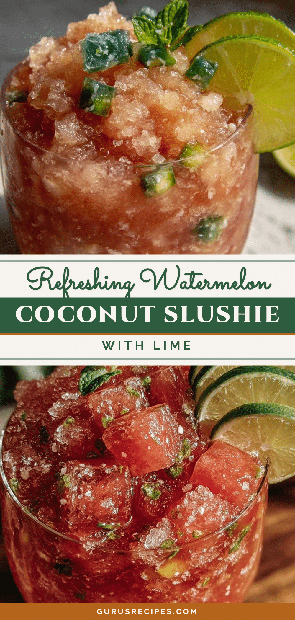 watermelon coconut slushie recipe