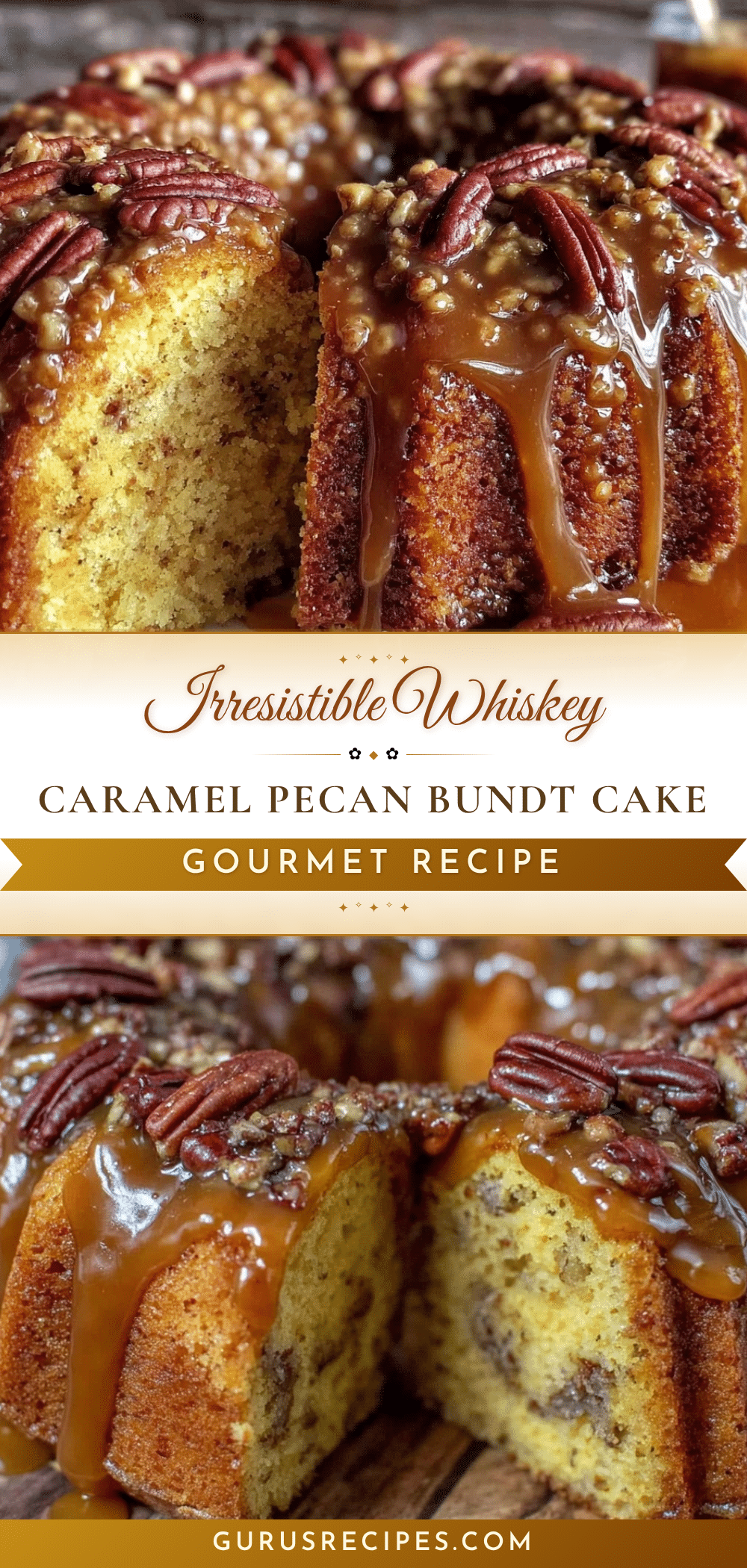 whiskey caramel pecan bundt cake recipe